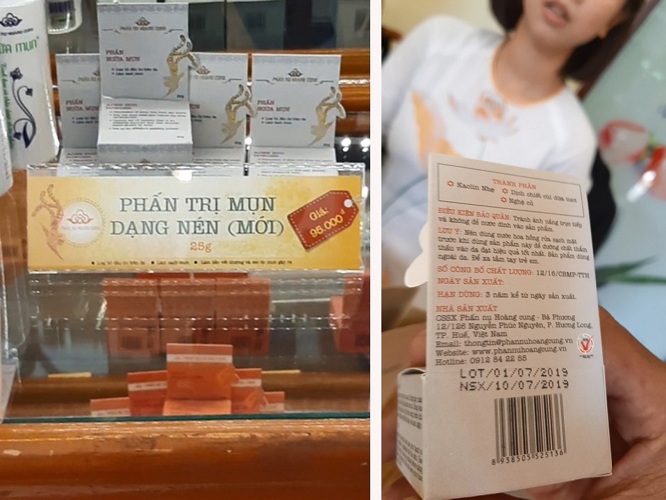 Mỹ phẩm Phấn Nụ Hoàng Cung: Nghi vấn “đánh lừa’ người tiêu dùng?