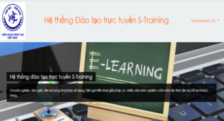 Viện KHCN sáng tạo Việt Nam: Thử nghiệm phần mềm đạo tạo trực tuyến S-Training