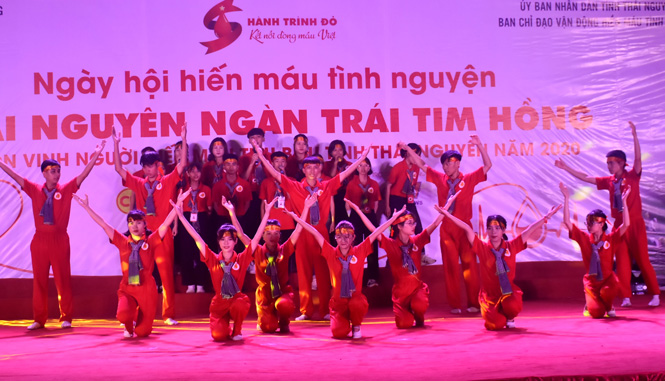 Khai mạc Hành trình đỏ 2020: "Thái Nguyên ngàn trái tim hồng"