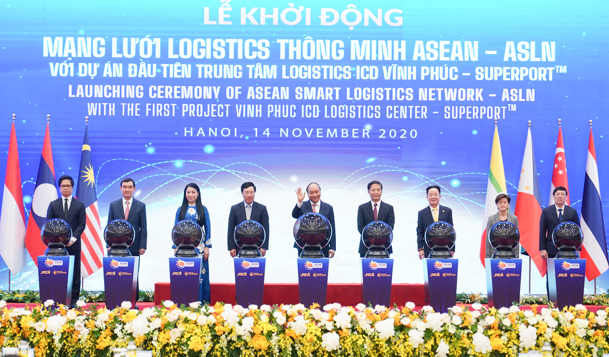 thu tuong viet nam singapore khoi dong mang luoi logistics thong minh asean