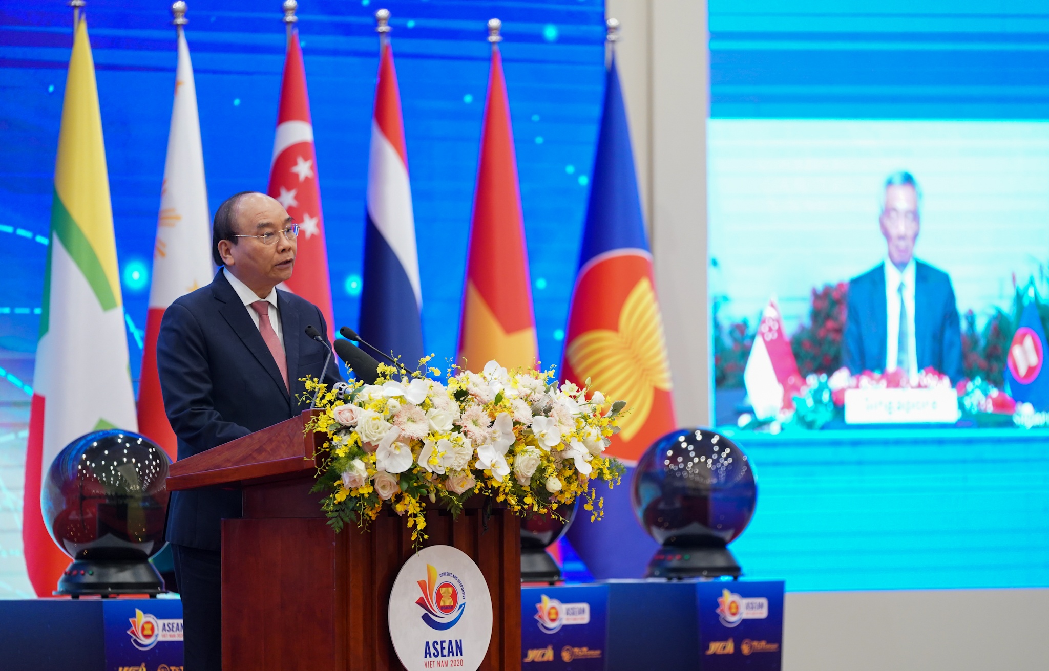thu tuong viet nam singapore khoi dong mang luoi logistics thong minh asean