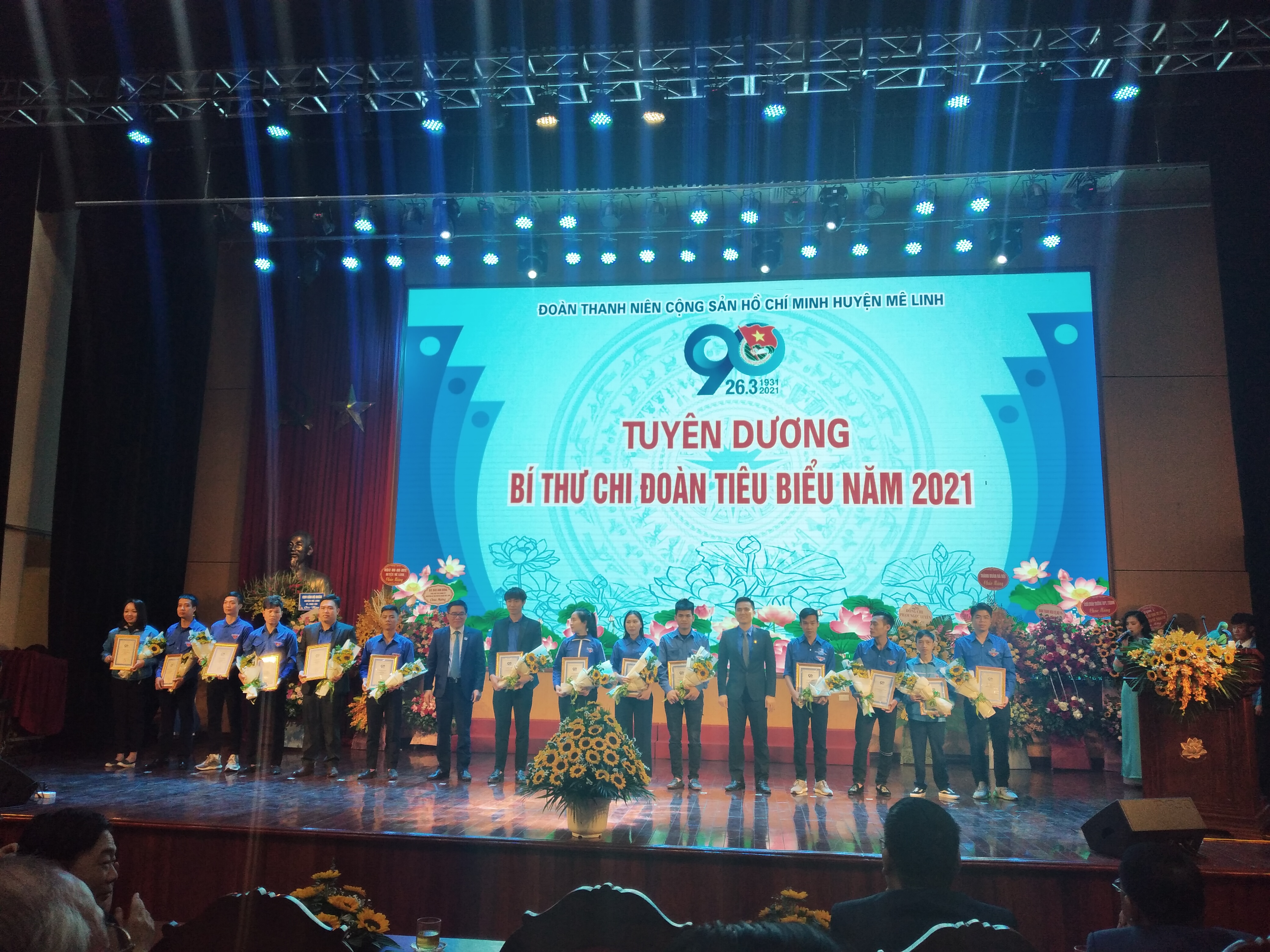 Huyện Đoàn Mê Linh: Lễ kỉ niệm 90 năm ngày thành lập Đoàn Thanh niên Cộng sản Hồ Chí Minh
