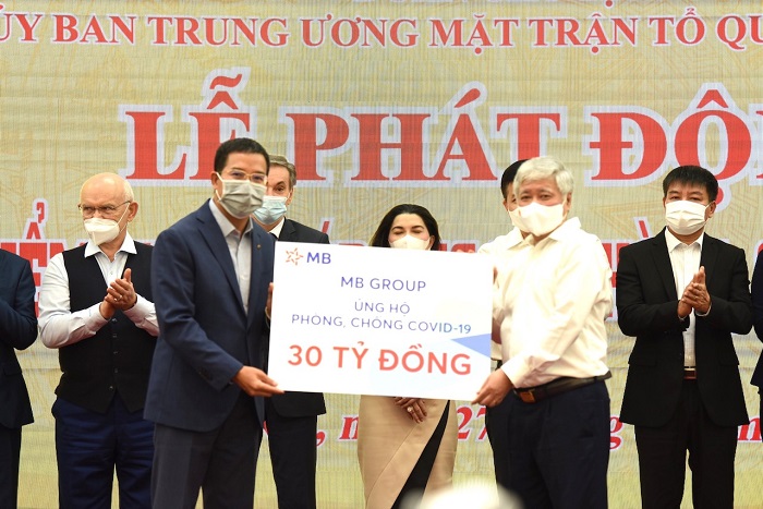 MB Group ủng hộ 30 tỷ cho Quỹ vaccine phòng COVID-19