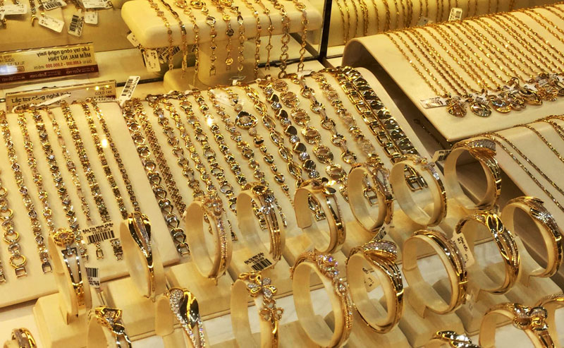 Giá vàng tăng 150.000 đồng mỗi lượng