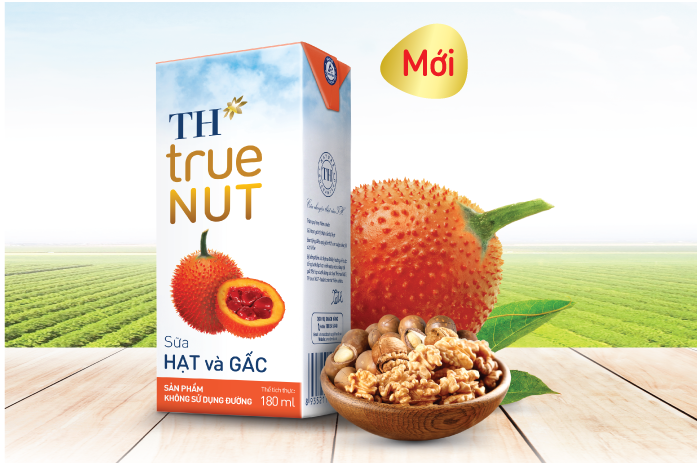 Ra mắt 'tuyệt phẩm dinh dưỡng' sữa hạt TH true NUT kết hợp '3 trong 1' macca, óc chó và gấc