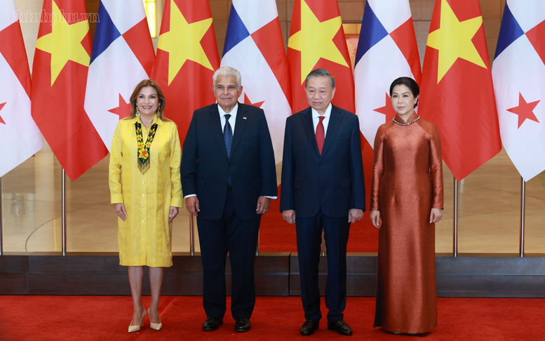 Tổng Bí thư, Chủ tịch nước Tô Lâm chủ trì Lễ đón Tổng thống Cộng hòa Panama thăm chính thức Việt Nam