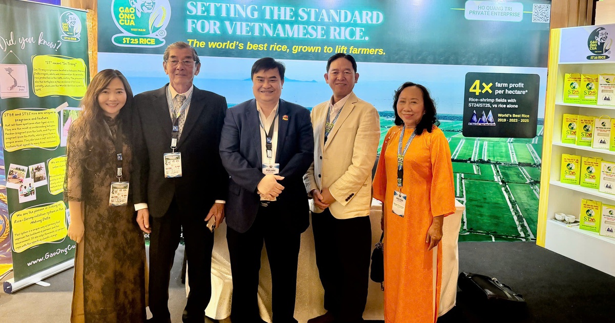 Gạo ST25 của Việt Nam giành giải Nhì "Gạo ngon nhất thế giới 2026"