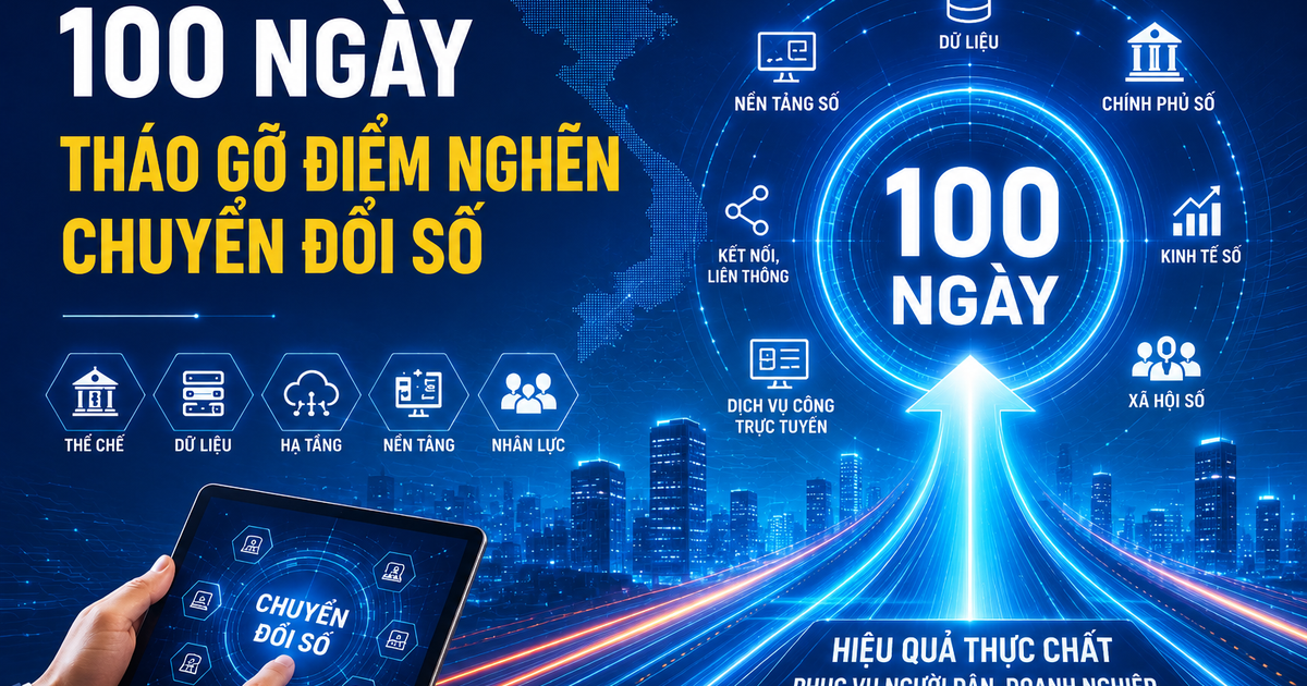 Đợt cao điểm 100 ngày: Nhiều điểm nghẽn chuyển đổi số được tháo gỡ