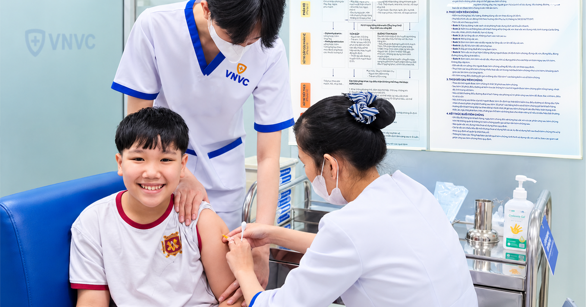 VNVC chi gần 50 tỷ đồng hỗ trợ 25.000 trẻ tiêm vaccine đầu năm học mới